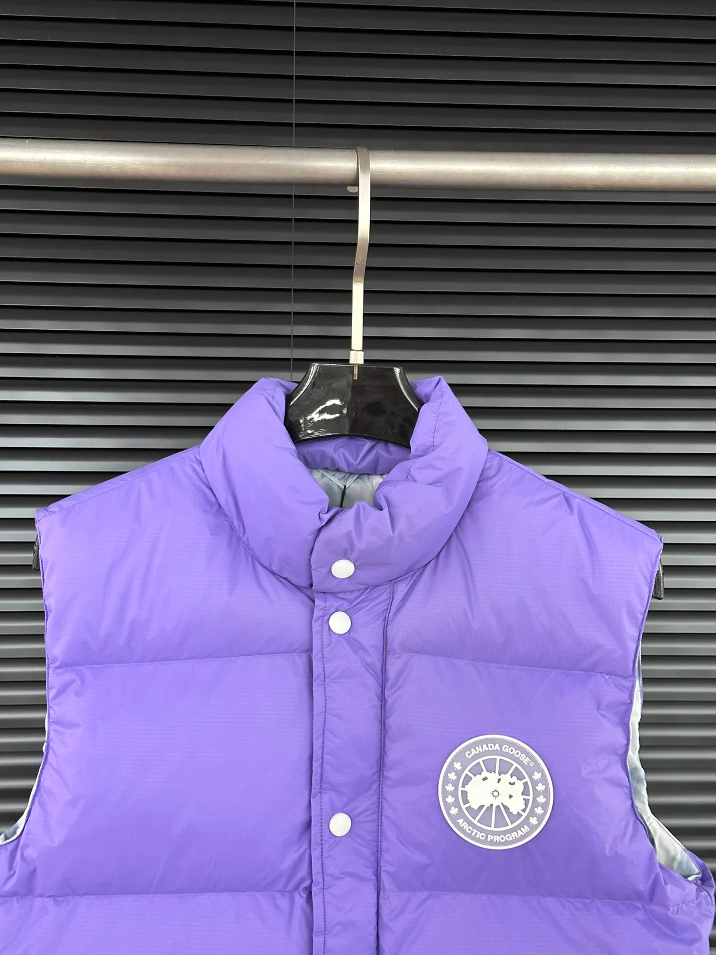 P400 【𝗖𝗮𝗻𝗮𝗱𝗮𝗴𝗼𝗼𝘀𝗲】/Canada Goose/White Label Glacier Down Vest/Purple